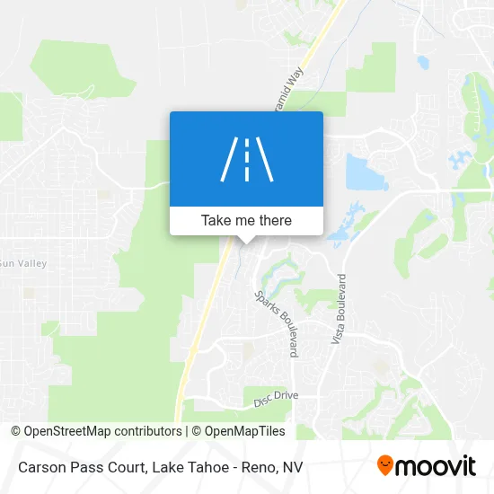 Carson Pass Court map