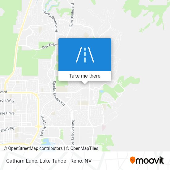 Catham Lane map