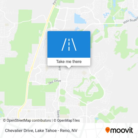 Chevalier Drive map