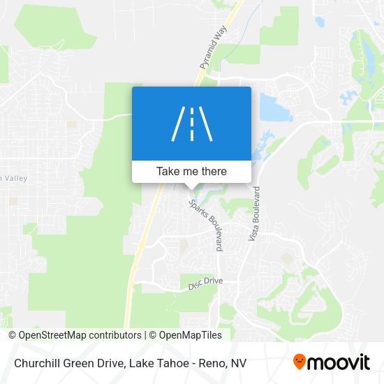 Churchill Green Drive map