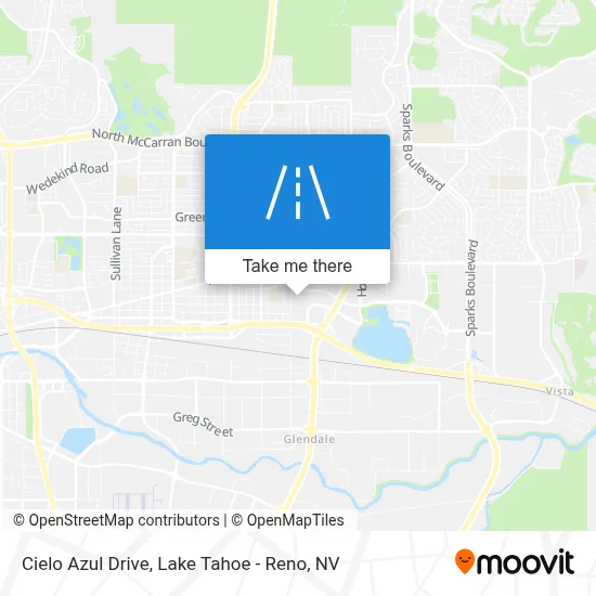 Cielo Azul Drive map