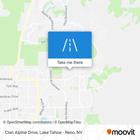 Clan Alpine Drive map