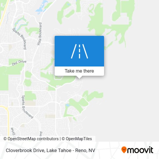 Cloverbrook Drive map