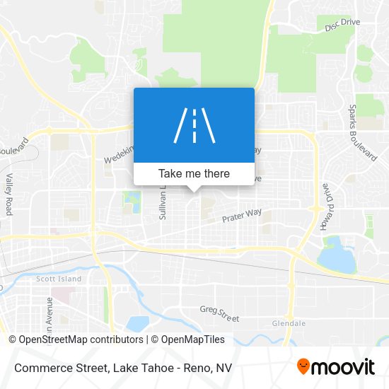 Commerce Street map