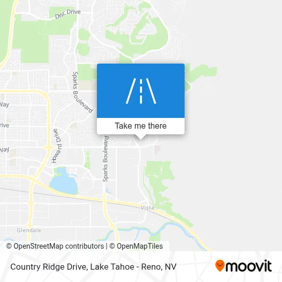 Country Ridge Drive map
