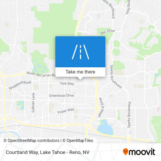 Courtland Way map