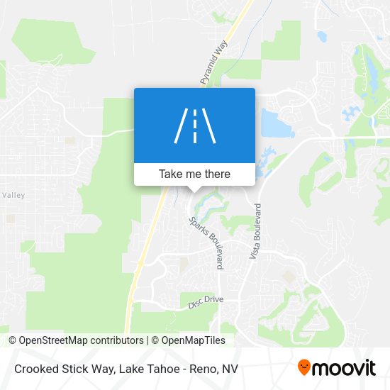 Crooked Stick Way map