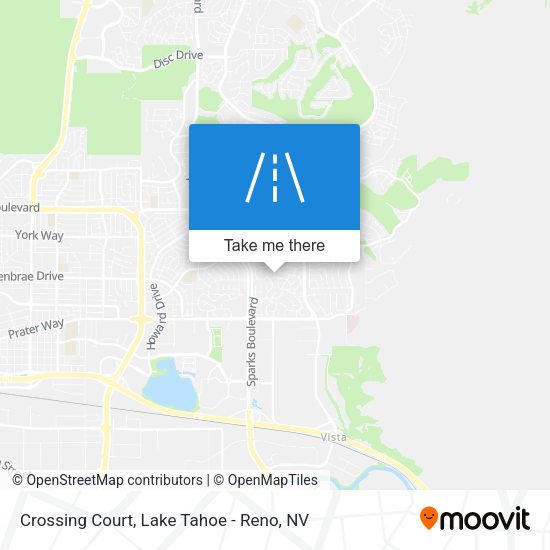 Crossing Court map