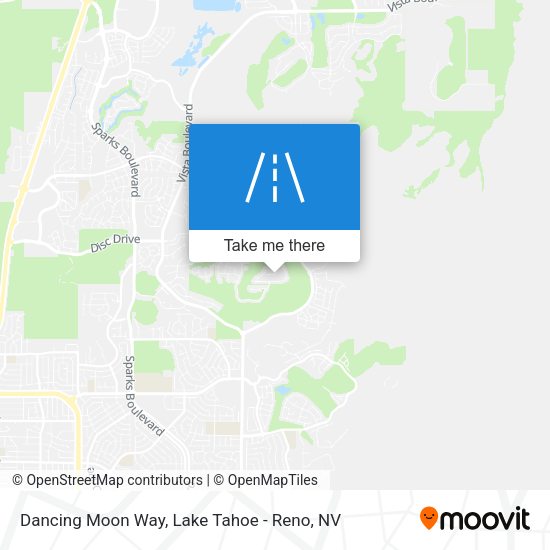 Dancing Moon Way map