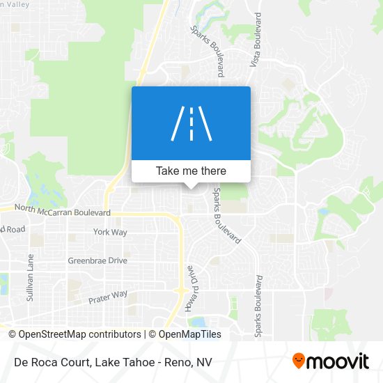 De Roca Court map