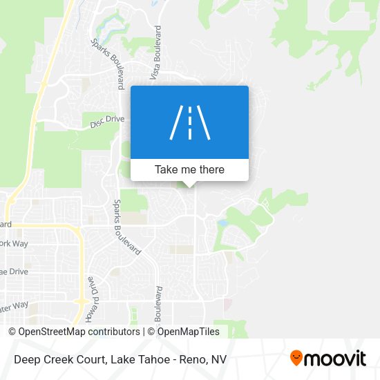 Mapa de Deep Creek Court