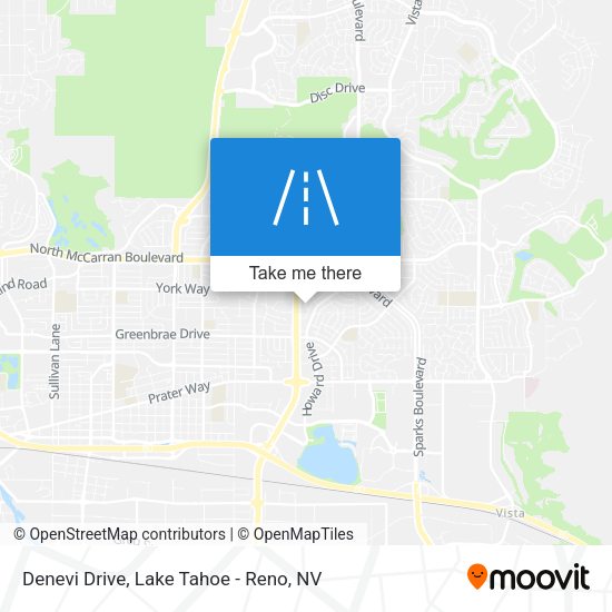 Denevi Drive map