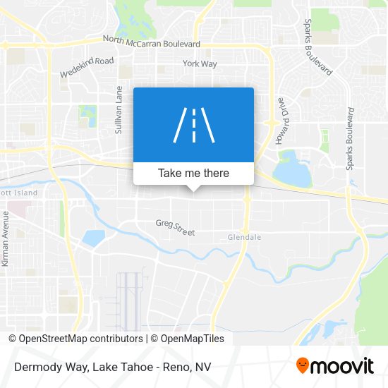 Dermody Way map