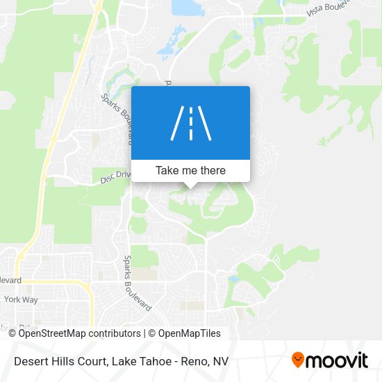 Desert Hills Court map