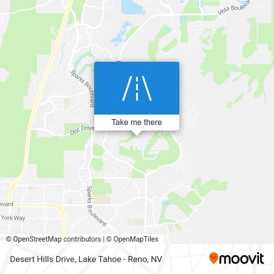 Desert Hills Drive map