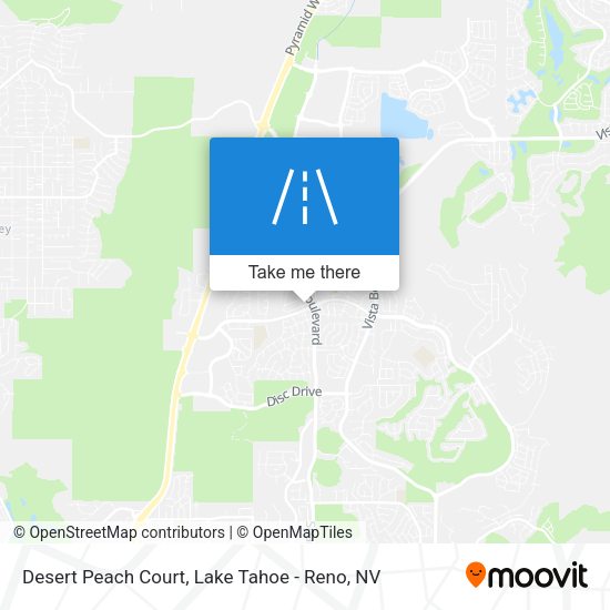 Desert Peach Court map