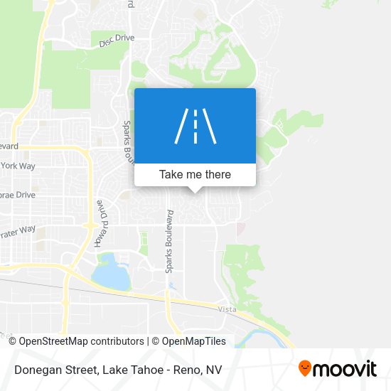 Donegan Street map