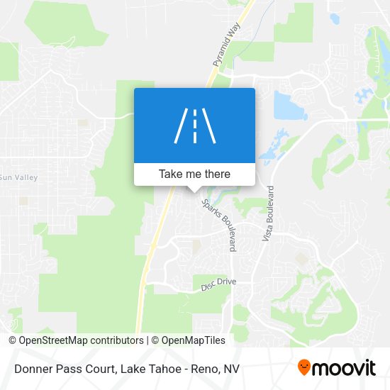 Donner Pass Court map