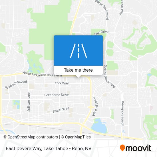 East Devere Way map