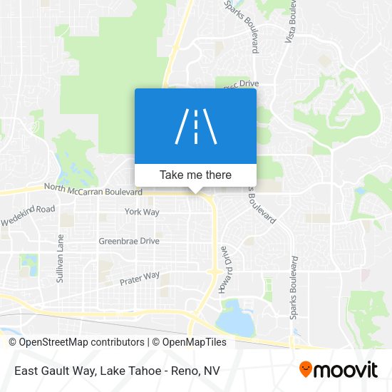 East Gault Way map