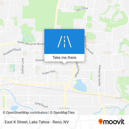 Mapa de East K Street