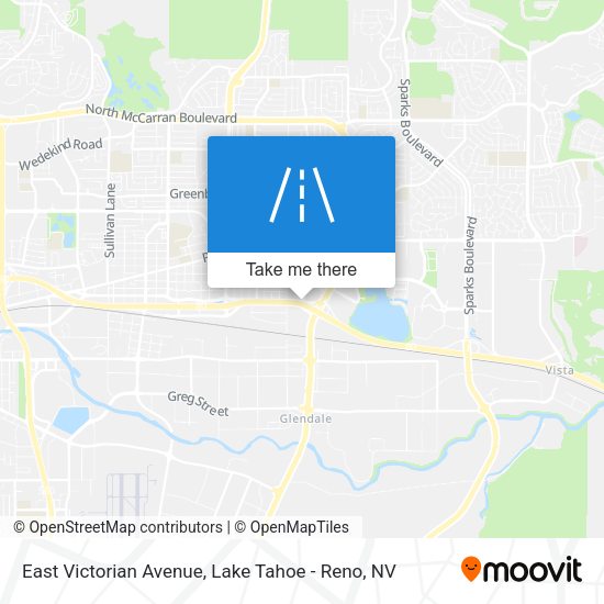 East Victorian Avenue map