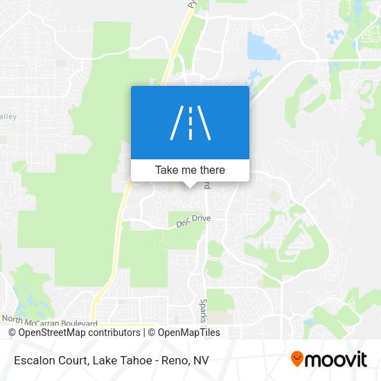 Mapa de Escalon Court