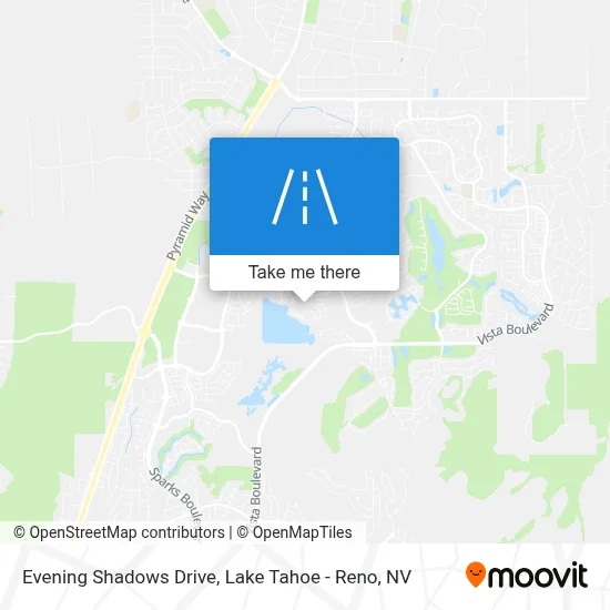 Evening Shadows Drive map