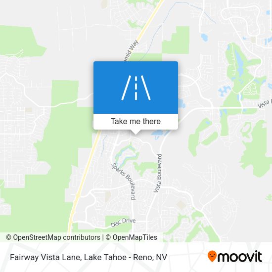 Mapa de Fairway Vista Lane
