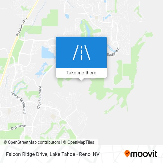 Falcon Ridge Drive map