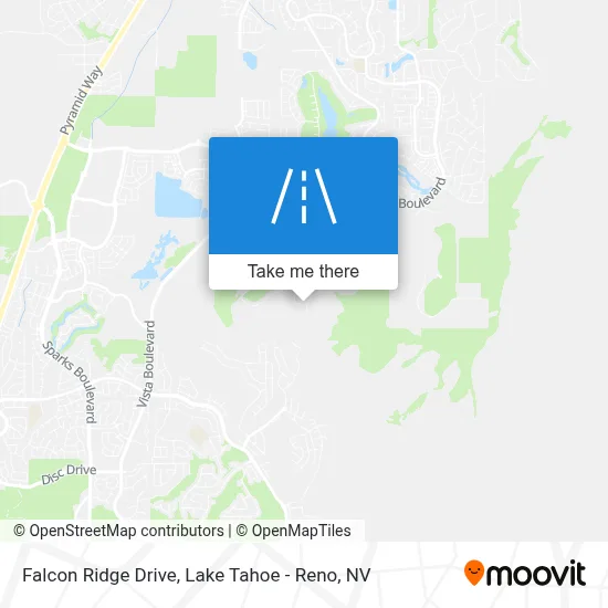 Falcon Ridge Drive map