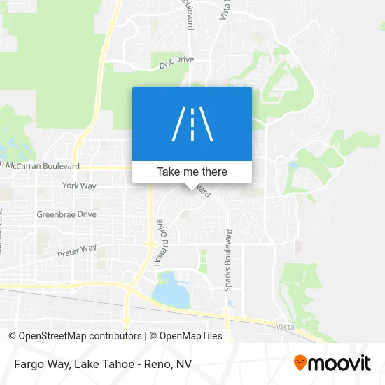 Fargo Way map