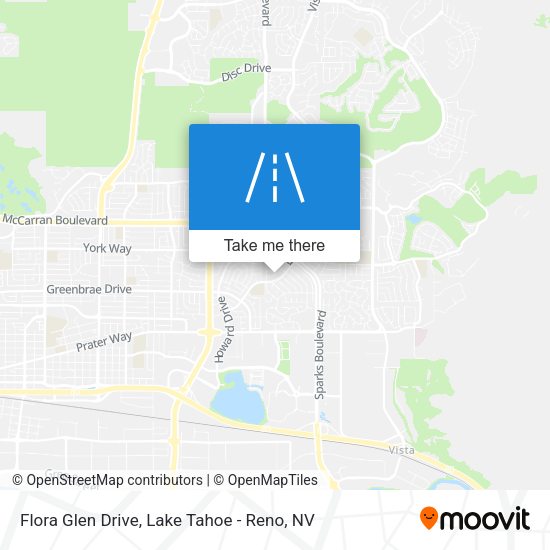 Flora Glen Drive map