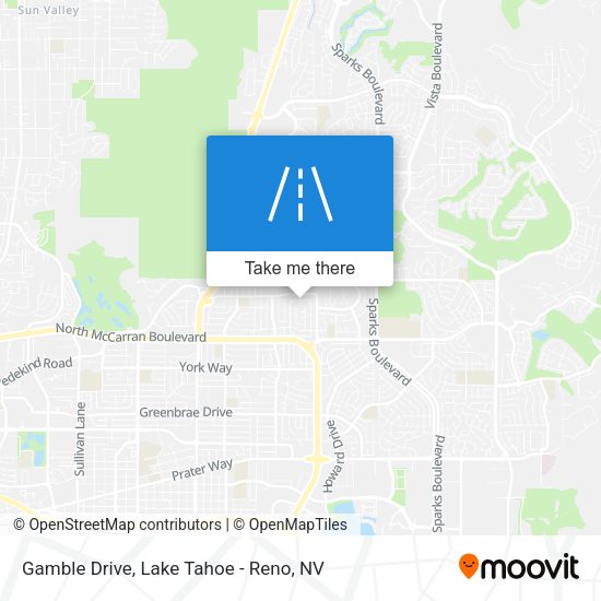 Gamble Drive map
