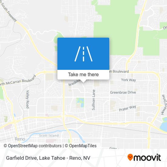 Garfield Drive map
