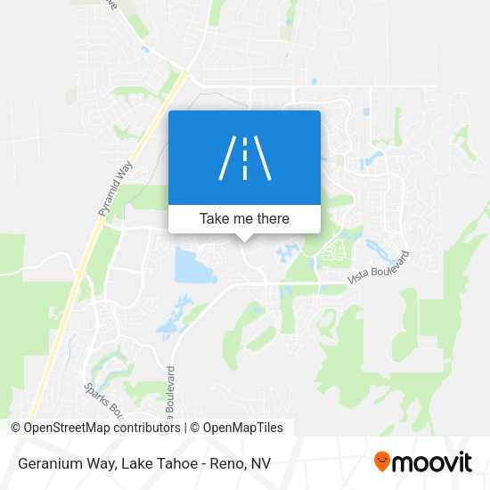 Geranium Way map