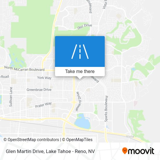 Glen Martin Drive map