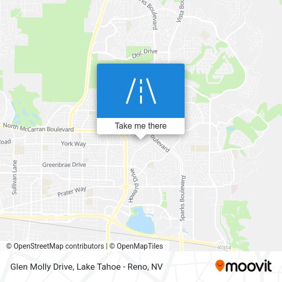 Mapa de Glen Molly Drive