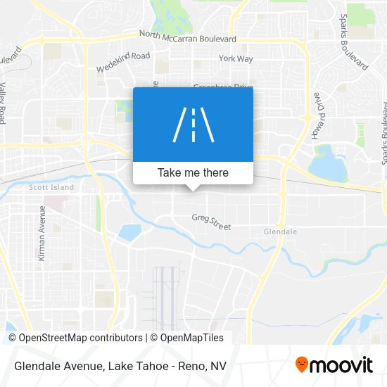Glendale Avenue map