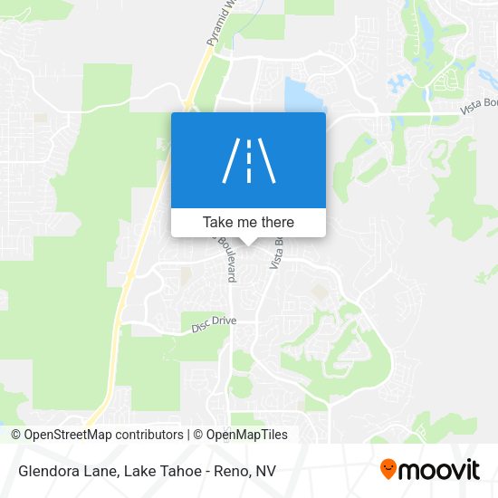 Glendora Lane map