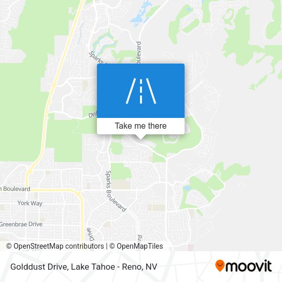 Golddust Drive map