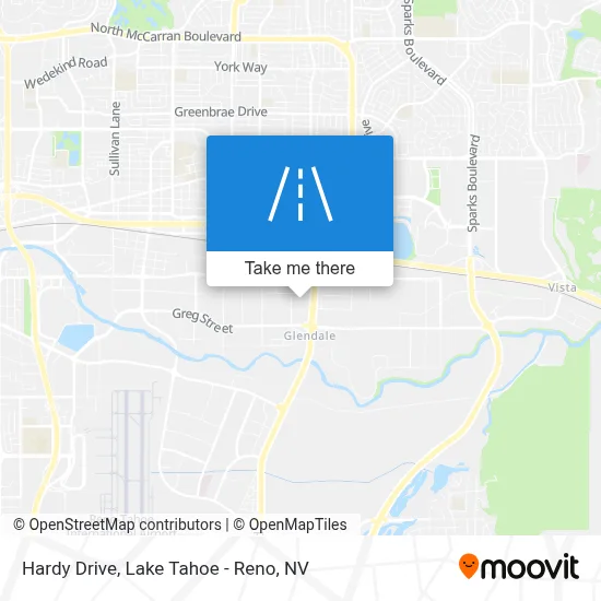 Hardy Drive map