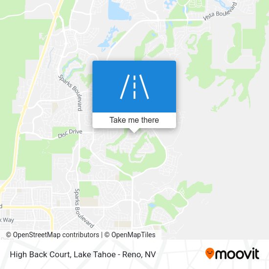 High Back Court map