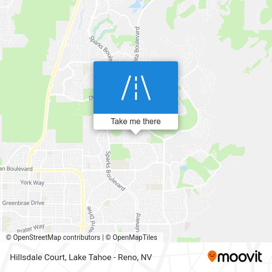 Hillsdale Court map