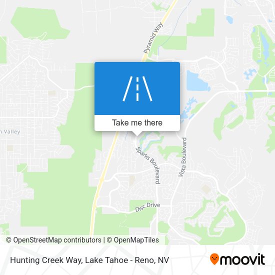 Hunting Creek Way map