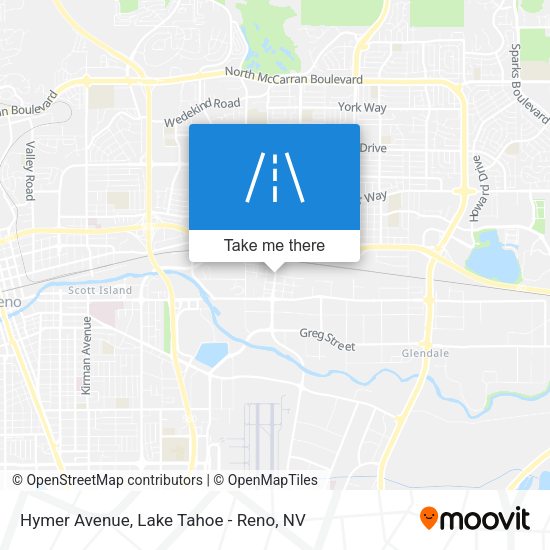Hymer Avenue map