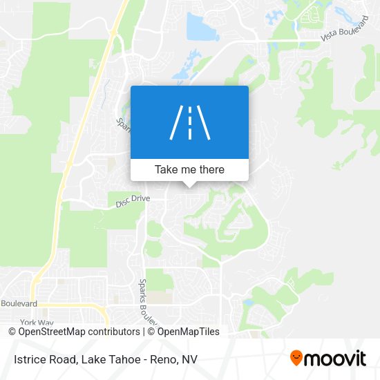 Mapa de Istrice Road