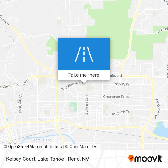 Mapa de Kelsey Court