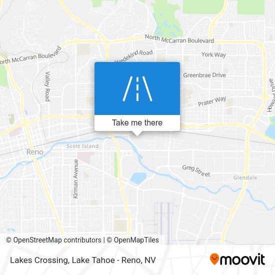 Lakes Crossing map