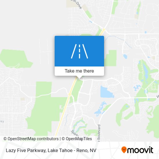Lazy Five Parkway map